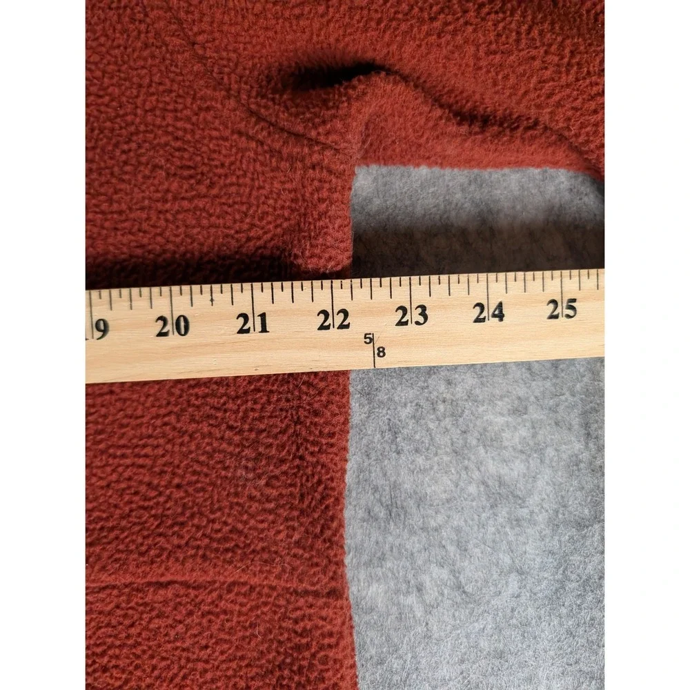 The North Face TKA Glacier Snap-Neck Fleece Hoodie‎ Burnt Orange Mens M NF0A4AJB